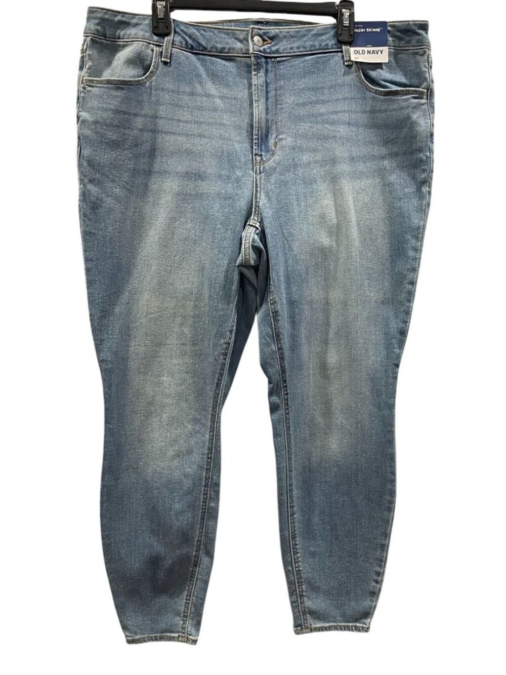 Old Navy Super Skinny Jeans 20 Blue High Rise Denim Casual Preppy Streetwear Y2K